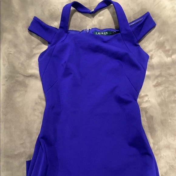 Lauren Ralph Lauren body con dress shoulder cutout size 4 - Picture 1 of 10